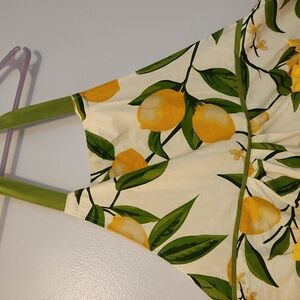 Lemon green and yellow apron